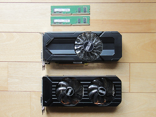 【抱き合わせお得なセット】GTX1060 6GB +GTX1070Ti +DDR4 8GB