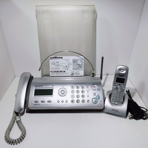 程度良好 Panasonic パナソニック パーソナルファックス KX-PW503DL 子機 KX-FKN521 FAX電話機 電話機 固定電話機 FAX 家電
