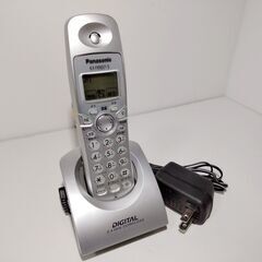 程度良好 Panasonic パナソニック パーソナルファックス KX-PW503DL 子機 KX-FKN521 FAX電話機 電話機 固定電話機 FAX 家電の画像