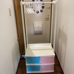 キッズ用　衣類収納の画像