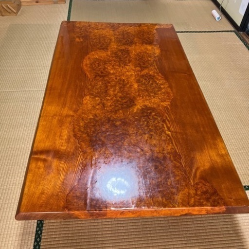 【取引先決定】一枚板　テーブル　ちゃぶ台