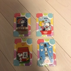 新品 KFC オリジナル スヌーピーカードミラー ４種の画像