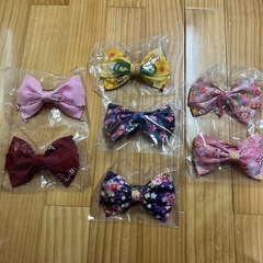 ハンドメイド　髪飾り　バレッタ卒業式等にどうですか