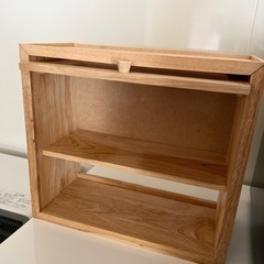 【決まりました】ニトリ 木製調味料ホルダーの画像