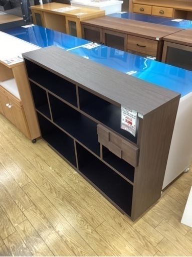 KB-70【新入荷リサイクル品】ガルト　コルク125 アルダー材　シェルフキャビネット　ブラウン