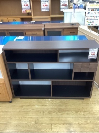 KB-70【新入荷リサイクル品】ガルト　コルク125 アルダー材　シェルフキャビネット　ブラウン