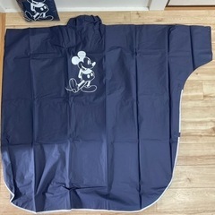 【美品】ディズニー ミッキーマウス ポンチョ/レインポンチョ　1個の画像