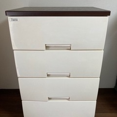 4段ウッドトップチェスト