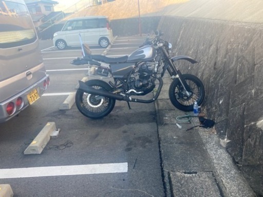 HYOSUNG  rx125sm   スクランブラー