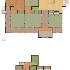 ★仲介手数料無料　クロス張替え、畳交換、襖・障子張替えをしてお引渡し♪　広大な山林付き！敷地772坪！7LDK大型和風住宅！ 大型倉庫、シャッター付き車庫あり！10台駐車可能！ 　茂原市下太田　中古一戸建て - 茂原市