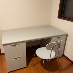 【最終値下げ】【3月18日まで】【セット】オフィスデスク＋椅子