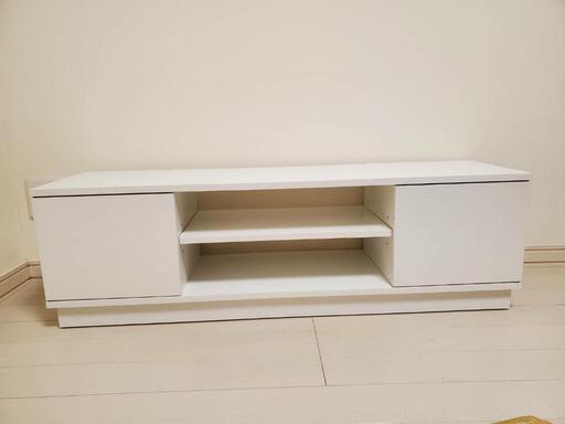 値下げ シンプル ホワイトテレビ台 テレビボード