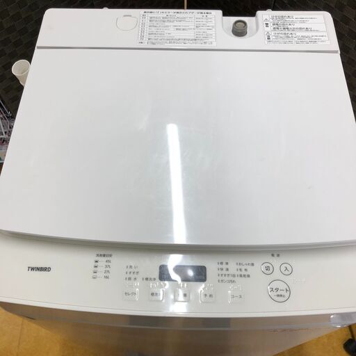 ２０２０年製　ツインバード WM-EC55 全自動電気洗濯機 5.5kg
