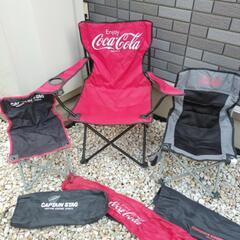 【決まりました】屋外椅子✩.*˚コカ・コーラ✩.*˚キャプテンスタッグBBQ野球 試合観戦の画像