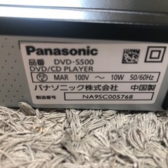 【リサイクルサービス八光】パナソニック Panasonic DVD-S500-K [DVDプレイヤー]の画像