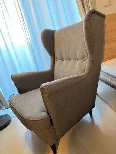 IKEA ストランドモン　1人掛けソファ　グレー