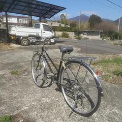 通学用自転車の画像