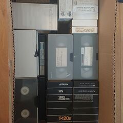 VHSビデオテープ 120分ｘ60本、ヘッドクリーニングテープ ...