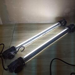 ハタヤリミテッド フローレンライト 屋外用 FFW-5　防雨型連結式蛍光灯　二重絶縁構造　アウトドア　外作業　2個セットの画像