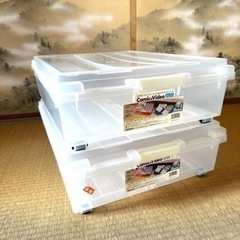 ②プラケースキャンプボックス収納アウトドア⭐︎ハードコンテナ釣りDIY衣装ケースの画像