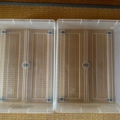 ②プラケースキャンプボックス収納アウトドア⭐︎ハードコンテナ釣りDIY衣装ケースの画像