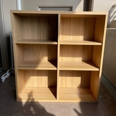 カラーボックス　３段×２列　本棚に最適です。