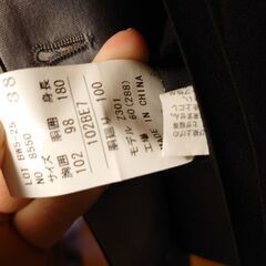 スーツ　礼服　新品未使用　180cmの画像