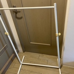 伸縮ハンガーラック　高さ80-120cmの画像