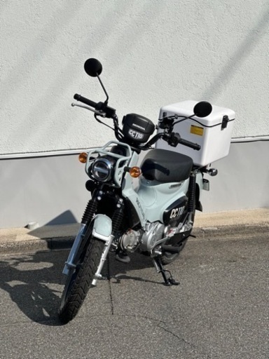 クロスカブ c110 プコブルー　リアキャリア付き