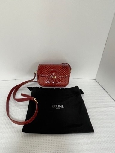 ☆ セリーヌ　タッセル　スモール　パイソンショルダーバック　超美品！☆
