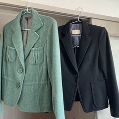 冬用ジャケット2点　Des Pres黒、Smart pink モ...