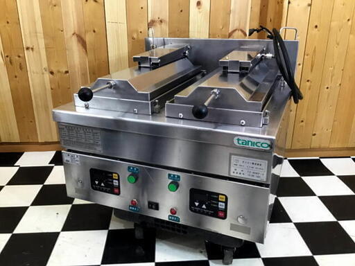 タニコー　電気餃子グリラー　TZ-60EF-3　単相200V　業務用　厨房用品　1度で48個程　店舗　飲食店