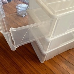 収納ケース3個の画像