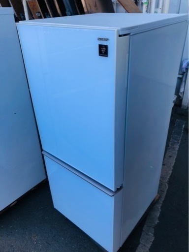 5KM 以内配送無料　シャープ SHARP SJ-GD14D-W [プラズマクラスター冷蔵庫 (137L・つけかえどっちもドア) 2ド