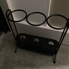 商談中　傘立て