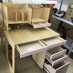 HJ309 【中古】学習机 ピンクの画像