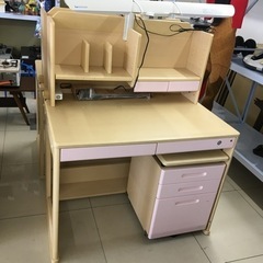 HJ309 【中古】学習机 ピンクの画像