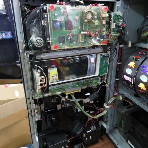 パチスロ実機 学園黙示録 HIGH SCHOOL OF THE DEAD ハイスクールオブザデッド コイン不要機付き スロット機│江別