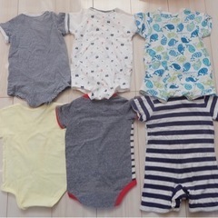 ベビー服　半袖ロンパース　70センチの画像