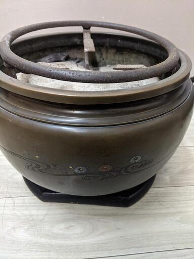 銅製 手提げ火鉢 時代物、手火鉢、珍品、 銅製 手提げ火鉢 時代物、手火鉢、珍品、 銅製 手提げ火鉢 時代物、手