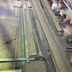 H鋼　丸棒　丸パイプ　角パイプ　C鋼cチャンネル　鉄板鉄　鍛冶屋　溶接の画像