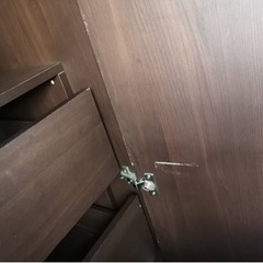 クローゼット　ブラウンの画像