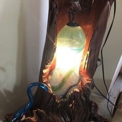 琉球ガラスランプ貴重値下げの画像