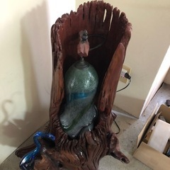 琉球ガラスランプ貴重値下げの画像