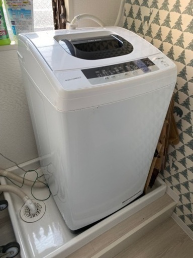 【決定しました】日立2019年製5kg洗濯機5,000円
