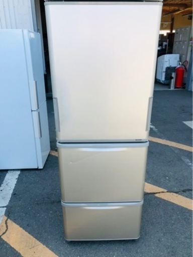 5KM 以内配送無料シャープ SHARP SJ-W352B-N [冷蔵庫 （350L・どっちもドア） 3ドア ゴールド