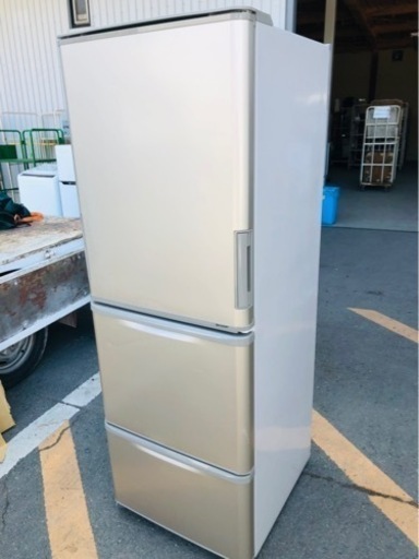 5KM 以内配送無料シャープ SHARP SJ-W352B-N [冷蔵庫 （350L・どっちもドア） 3ドア ゴールド