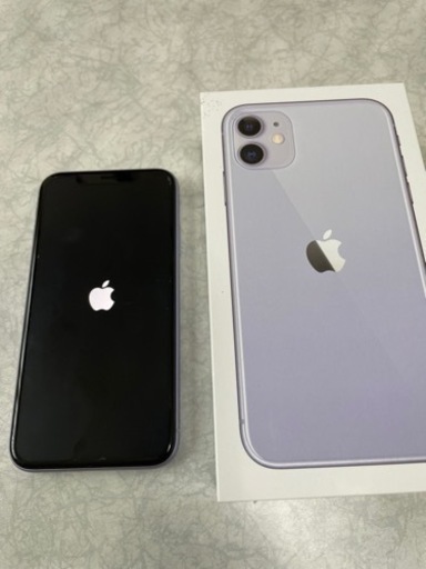 iPhone11 64GB パープル 美品 SiMフリー