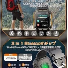 ★スマートウォッチ Bluetooth通話機能付き入荷しました。の画像