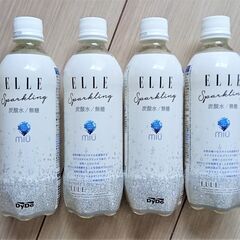 【炭酸水】ELLE×miu スパークリング 500ml ×４本